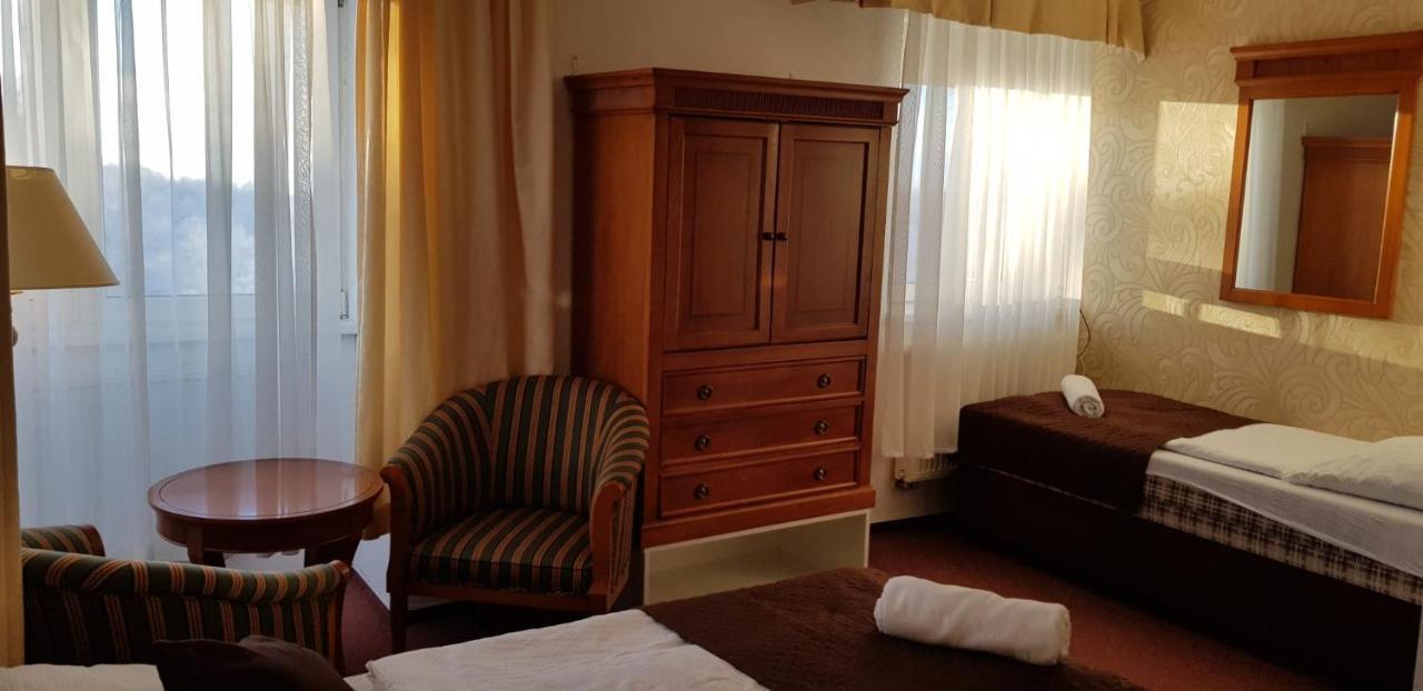 Hotel A Restaurace Pomezi Cínovec エクステリア 写真